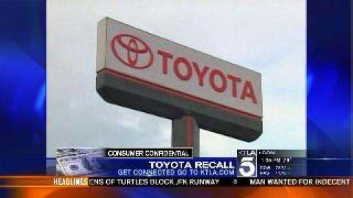 KTLA Consumer Confidenital: Toyota Recalls 82,000 SUV’s - David Lazarus reports