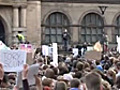 Leeds and Sheffield students take to the streets