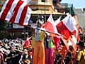 Colour of the Fringe parade