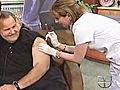 Raúl se vacunó contra la influenza
