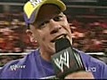 John Cena Freestyle Rap On The Rock