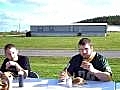 Country Skillet pancake eating contest