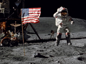Are the flags left on the moon still there?