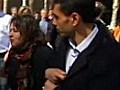 Fight as Libyan woman dragged from press by Gaddafi forces