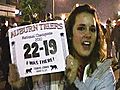 Raw Video: Auburn Fans Celebrate BCS Title