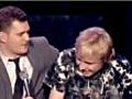 Michael Buble invites 15 year-old with an amazing voice on stage to sing with him