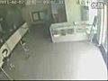 - CCTV with Audio Of Crappiest Armed Robbery Ever China_ Man Smashes Window To Savings Bank With Hammer