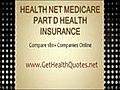Health Net Medicare Part D Insurance - Compare to 180+ Companies