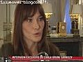 Carla Bruni lutte contre le SIDA :  &quot;garder espoir et rester attentif&quot;