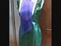 LiZZ GiLL Green Hair Dress Hairdress Sunglasses Kleid ;D Purple Gaga