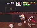 Mario Kart 64 (N64) - Time trials on every course (Total = 0:59:49.23) (2005)