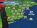 10/14/09: NECN weather forecast,  noon