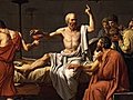 Jacques Louis David,  The Death of Socrates, 1787 (Metropolitan Museum of Art)