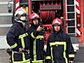 Geopositioning handset to assist French firefighters