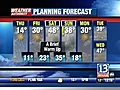 VIDEO: 13WHAM Weather Authority Midday Forecast &#8212; 02/05/09