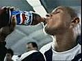 Pepsi add in foot ball match