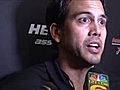 Heat coach Erik Spoelstra discusses the lineup