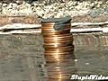 Fresnel Lens Melts Pennies