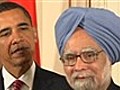 Obama Welcomes India P.M.