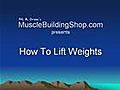 Lifting Weights - General Reflections