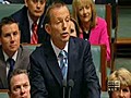 Rudd slams Abbott’s budget reply