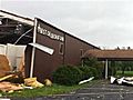 Raw Video: Church Damaged In Storm