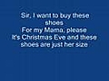 The Christmas Shoes With Lyrics