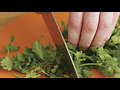 How to chop parsley and herbs