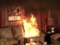 Una chispa que incendiaría tu casa En dos minutos tu sala podría terminar en fuego 04/24/2007