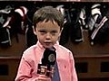 5-Year-Old Reporter Interviews NHL Players !