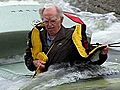 Dramatic Rescue of 93-year-old From Swift Water