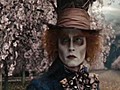 &#039;Alice in Wonderland&#039; movie trailer featuring interview with Johnny Depp