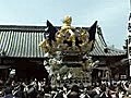 住吉神社　北条節句祭　本宮　栗田　御旅所　屋台差し上げ