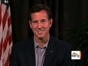 Santorum talks presidential candidacy