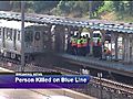 Person killed on CTA Blue Line