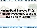 How to Make Money Online with Paid Online Surveys
