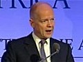 William Hague: &#039;It is not for us to choose the Libyan government&#039;