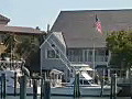 Royalty Free Stock Video HD Footage House and Docks at Lighthouse Point in Deerfield Beach,  Florida