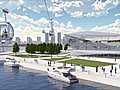 London 2012: Work starts on Thames cable car