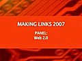 Panel 2- Web 2.0