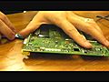 Laptop power jack replacement part 1 desoldering