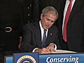 Bush designates marine areas