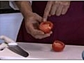 Vegetable Preparation - Seed a Tomato