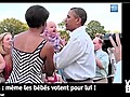 Vidéo Buzz: Meme les bébés adorent Barack Obama !