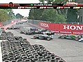 Andretti causes a crash