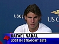 Nadal Loses in Straight Sets at U.S. Open