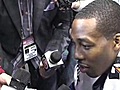 Dwight Howard at NBA All-Star practice