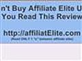 dont buy affiliate elite