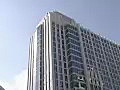 Royalty Free Stock Video SD Footage Zoom to the Top of a Building Under Construction in Ft. Lauderdale,  Florida