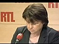 Martine Aubry,  première secrétaire du PS, invitée de RTL (23 mars 2011)